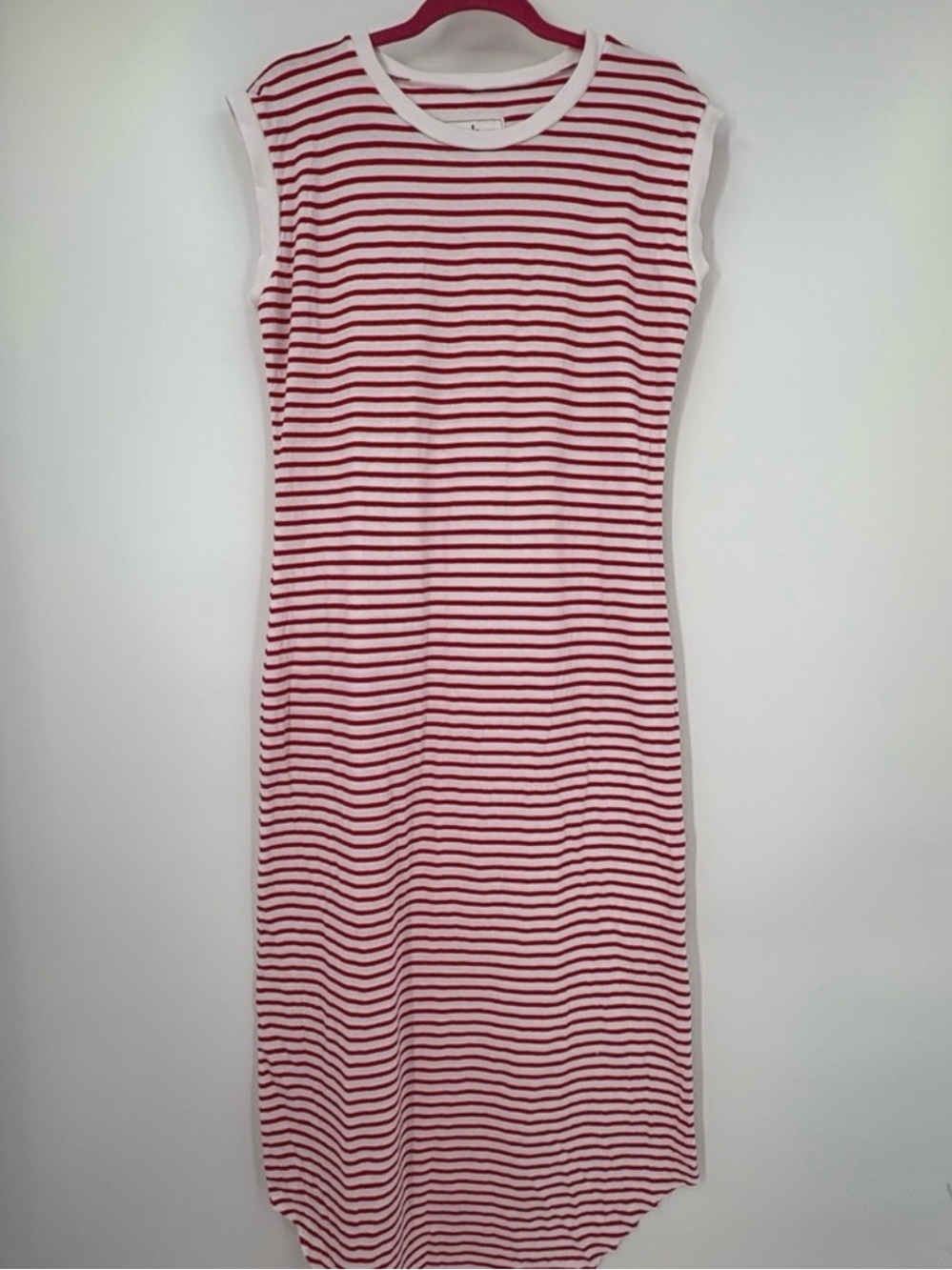 Frank and Eileen muscle tee maxi stripe dress
